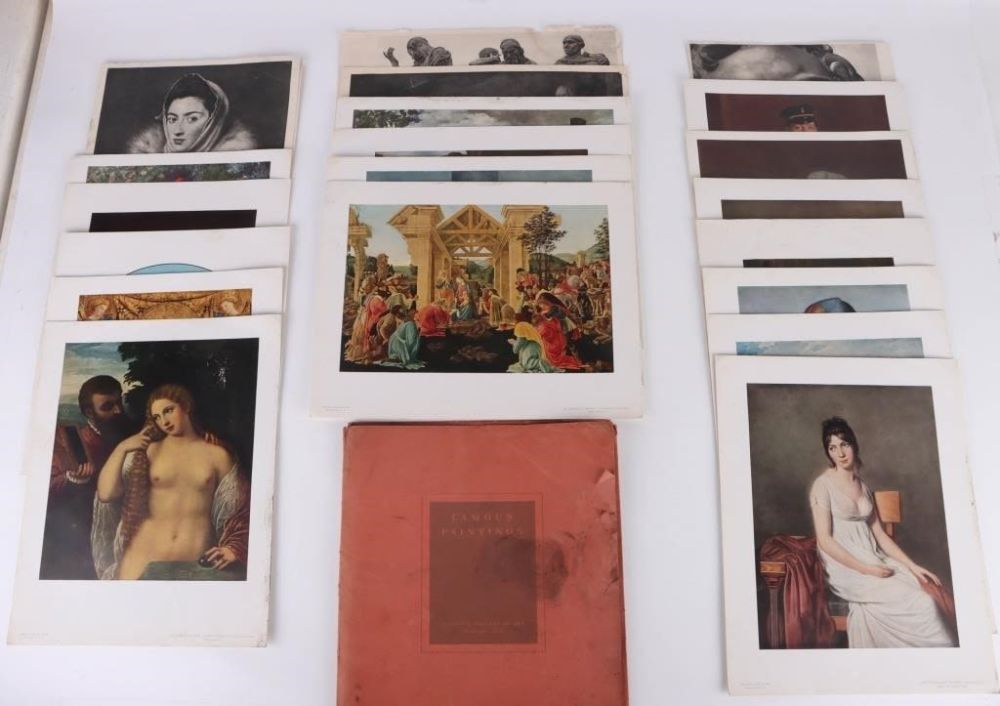 Lot 171272: ANTIQUE NATIONAL GALLERY OF ART PHOTO PRINTS