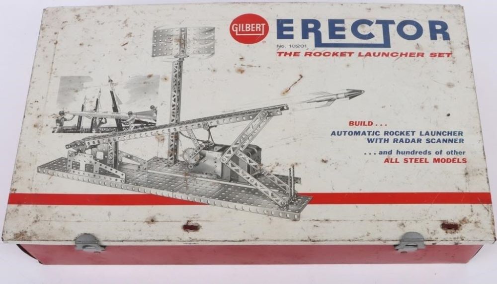 Lot 171273: A.C GILBERT ERECTOR ROCKET LAUNCHER SET #10201