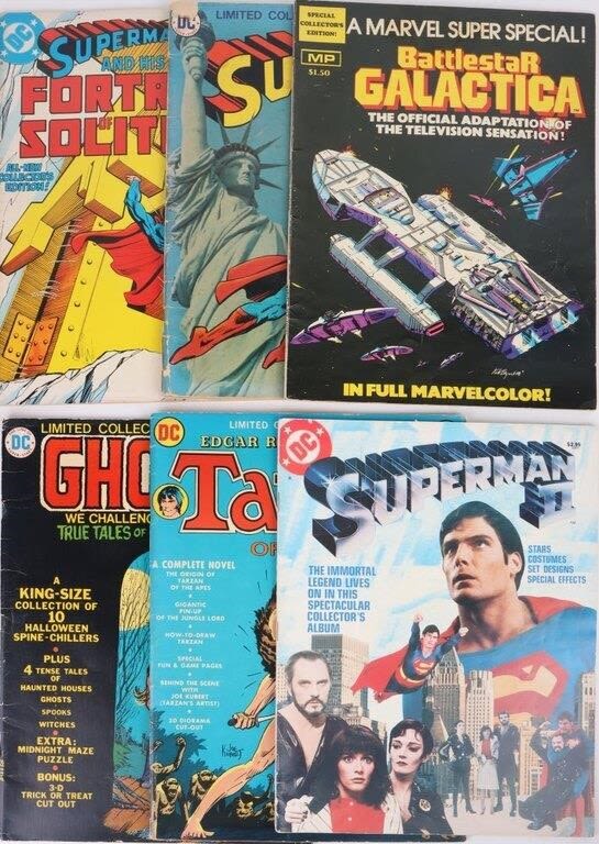 Lot 172193: DC COLLECTIBLE TREASURY EDITION COMIC BOOKS - (6)