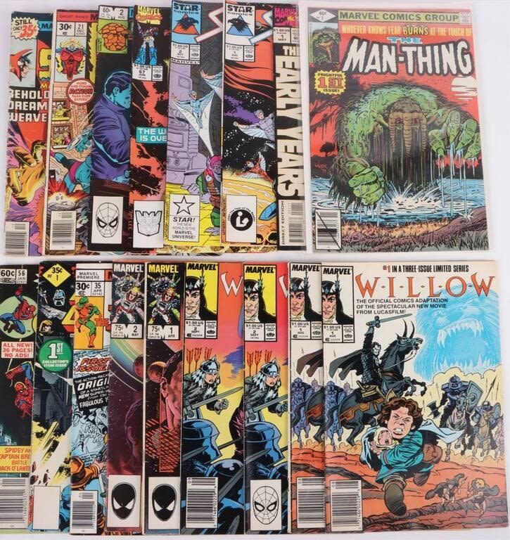 Lot 172199: MARVEL COLLECTIBLE COMIC BOOKS - LOT OF 17