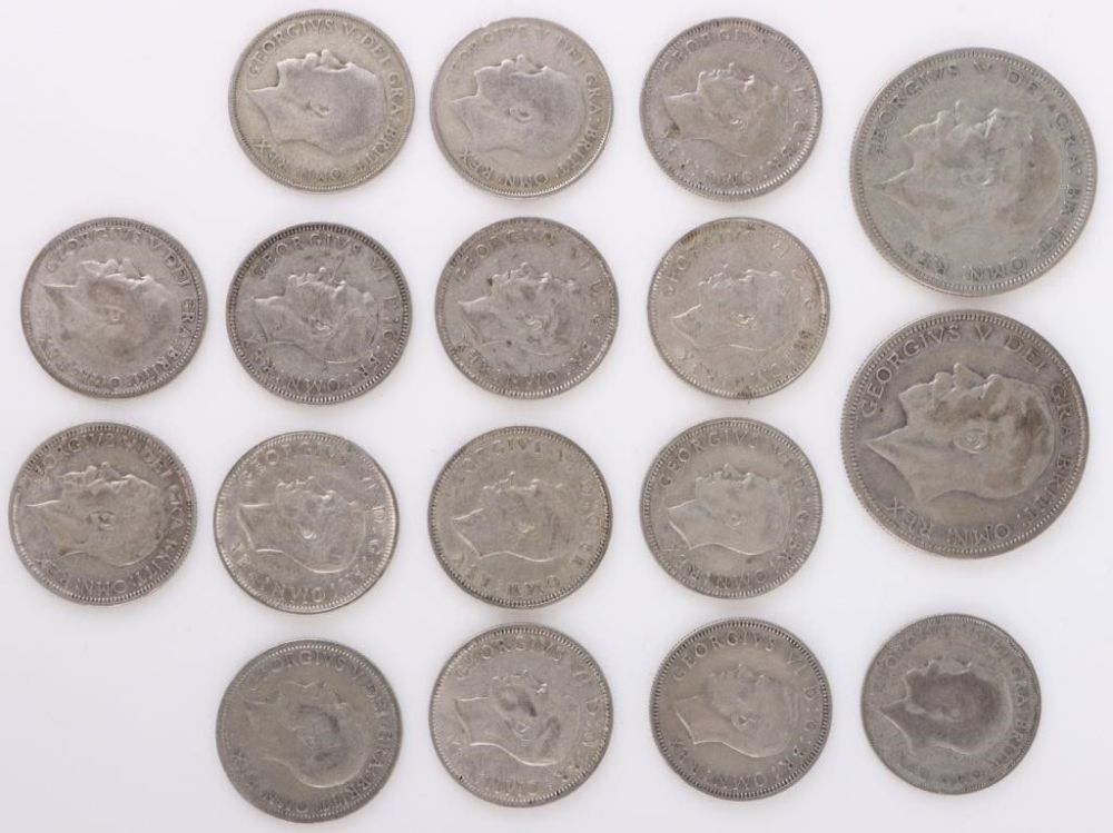 Lot 172266: SILVER NEW ZEALAND/BRITISH COINS - (17)