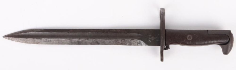 Lot 172285: WWII VINTAGE A.F.H. U.S. 1942 M1 GARAND BAYONET