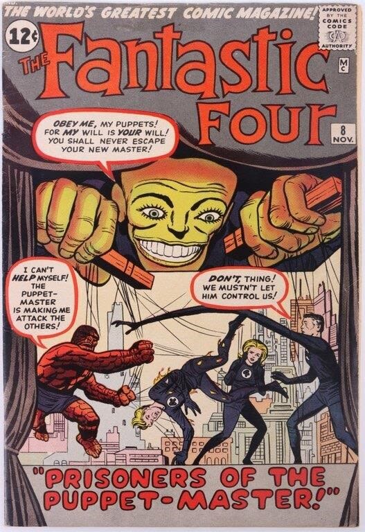 Lot 173252: FANTASTIC FOUR #8 FIRST PUPPET MASTER