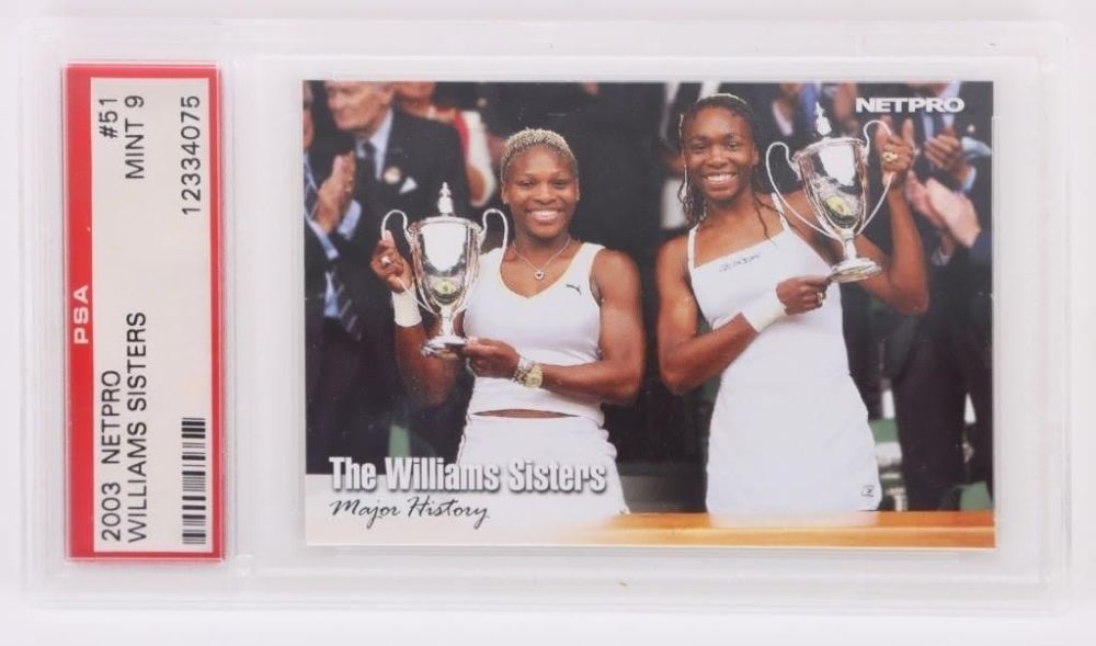 Lot 173265: 2003 NETPRO WILLIAMS SISTERS PSA 9.0 TENNIS CARD