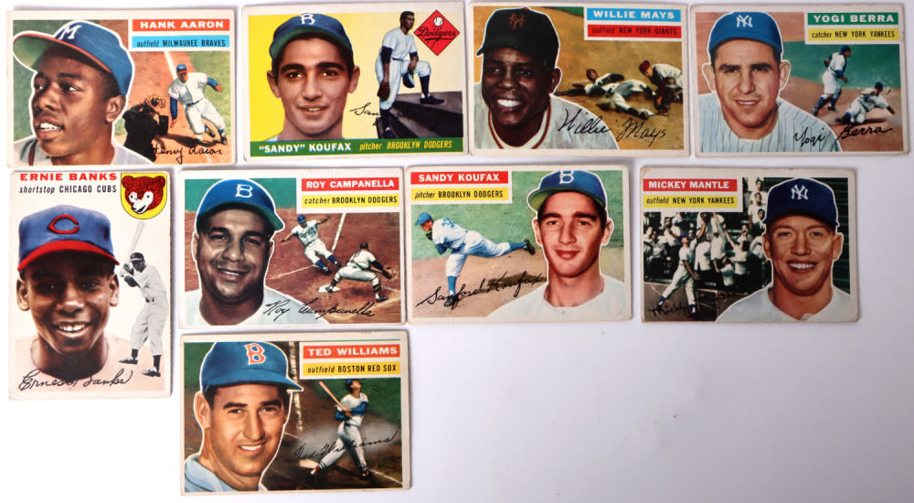 Lot 173268: BASEBALL COLLECTIBLES - CARDS, MAGAZINES, MORE
