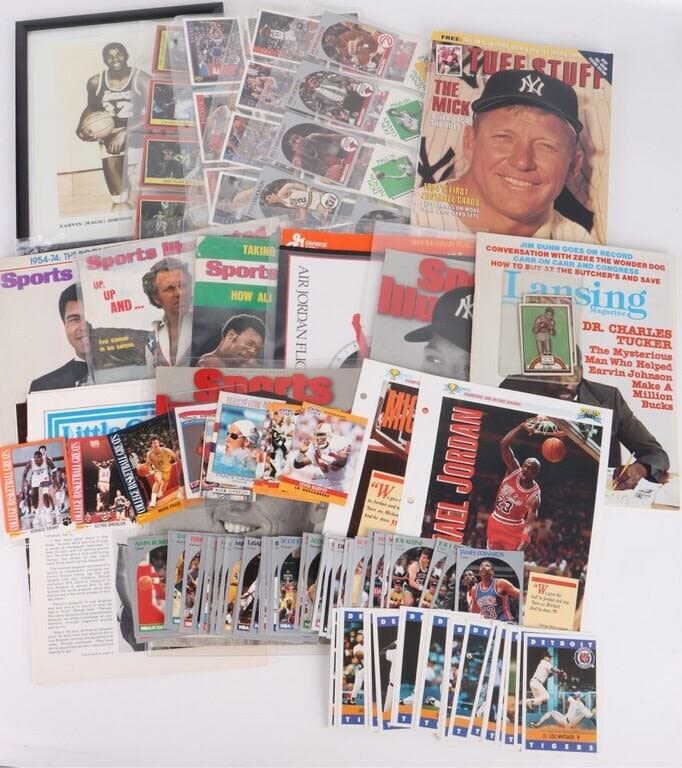 Lot 173269: ASSORTED SPORTS COLLECTIBLES - VINTAGE & MORE