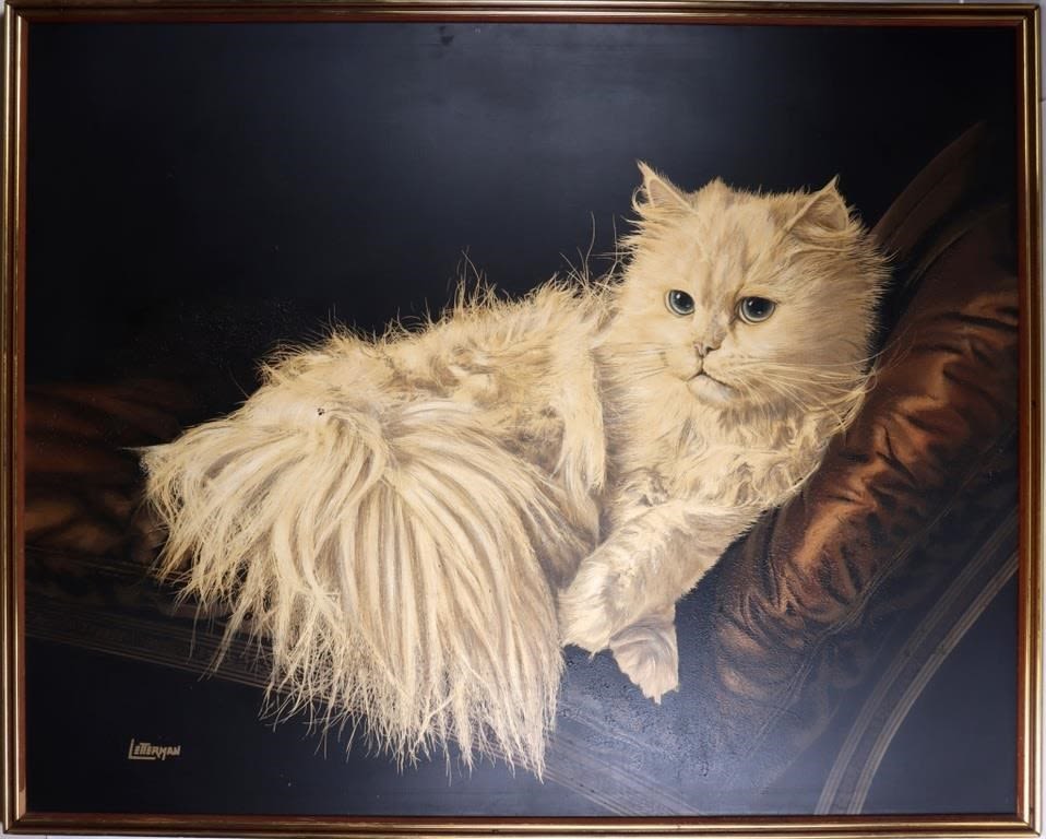 Lot 173330: ANTOINETTE LETTERMAN THE RESTING CAT GICLEE