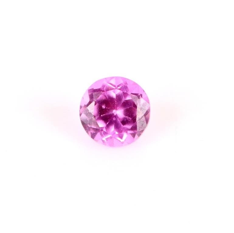 Lot 174168: 1.40CT GENUINE ROUND TESTED PINK SAPPHIRE