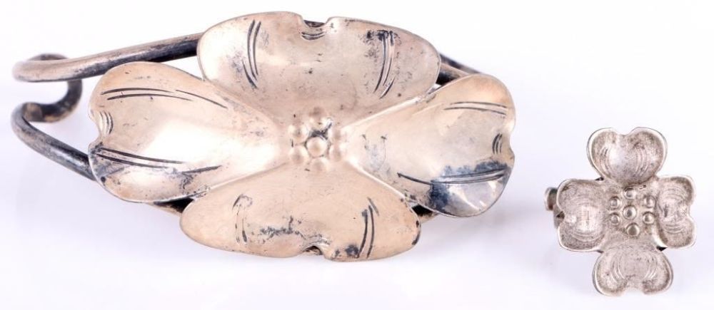 Lot 174235: STERLING SILVER CLOVER SIGNED MATCHING SET