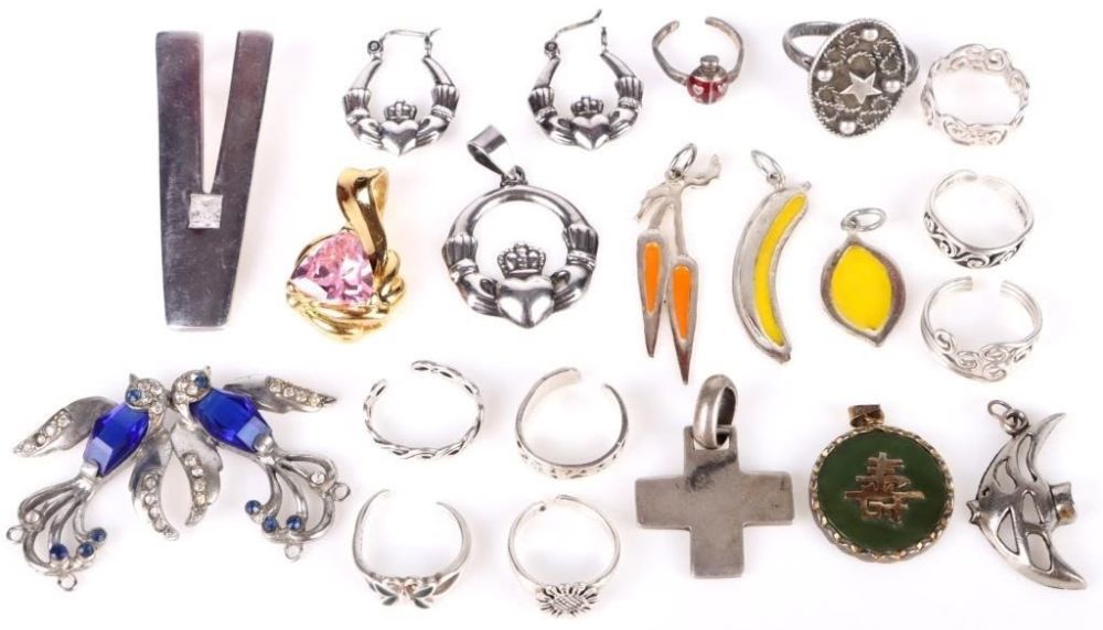 Lot 174242: STERLING SILVER GEMSTONE LADIES JEWELRY