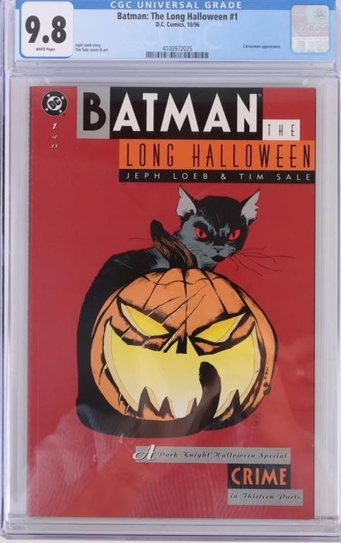 Lot 174277: BATMAN: THE LONG HALLOWEEN CGC GRADED 9.8