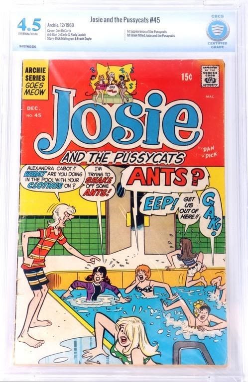 Lot 174293: JOSIE & THE PUSSYCATS #45 CBCS GRADED 4.5