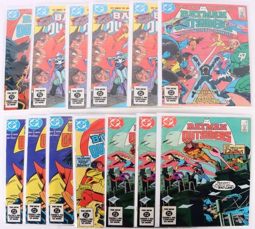 Lot 174297: BATMAN & THE OUTSIDERS COMIC BOOKS + DUPLICATES