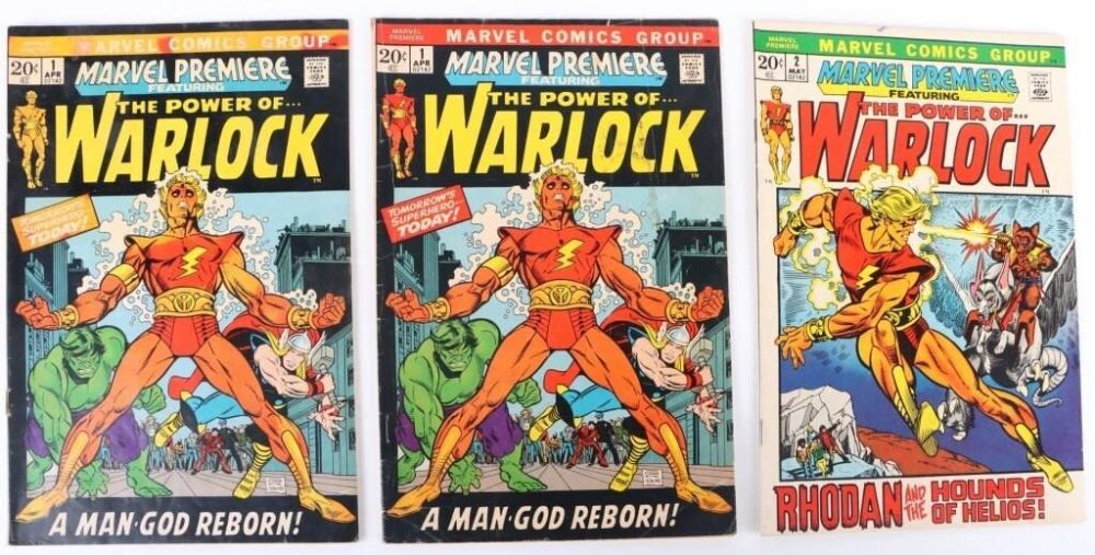 Lot 174299: MARVEL PREMIERE #1(2) & #2 COMICS LOT OF 3