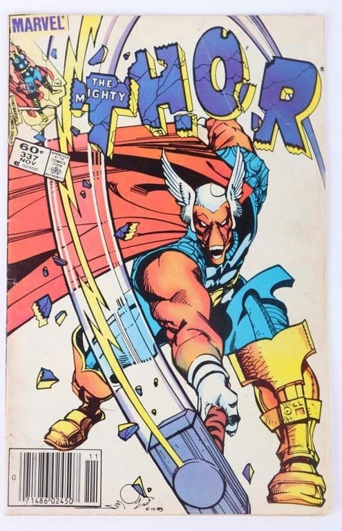 Lot 174300: THE MIGHTY THOR #337 - 1ST BETA RAY BILL & LORELAI