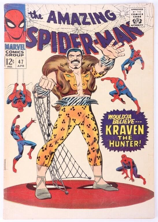 Lot 174313: AMAZING SPIDER-MAN #47 SILVER AGE COMIC BOOK
