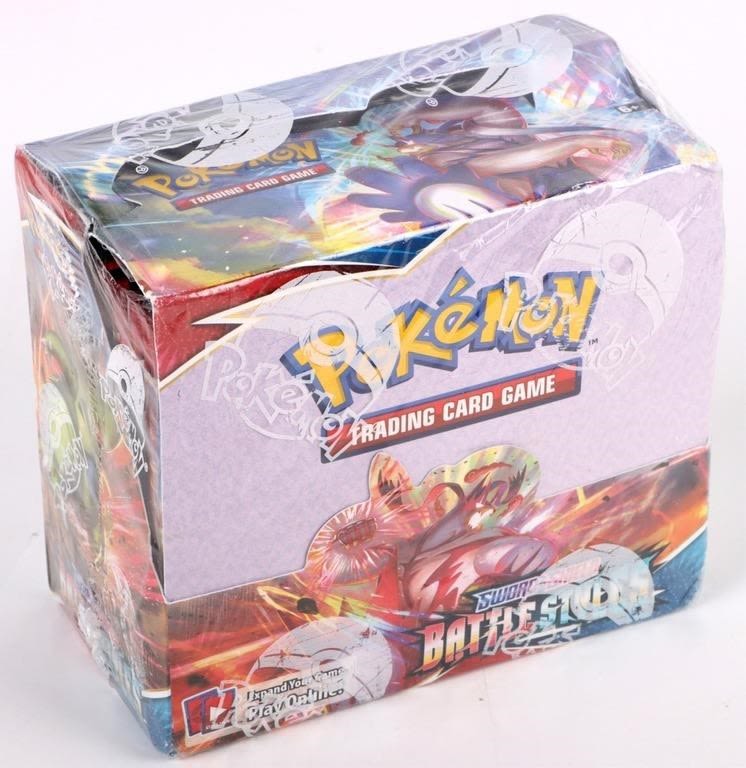 Lot 174328: POKEMON TCG SWORD & SHIELD BOOSTER BOX SEALED