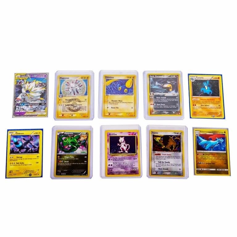 Lot 174333: POKEMON HOLO COLLECTOR'S CARDS - LOT OF 10