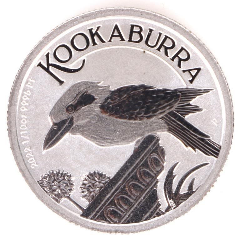 Lot 174360: 1/10 OZ PLATINUM 2022 AUSTRALIAN KOOKABURRA COIN