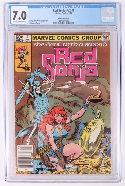 Lot 176344: RED SONJA #v2 #1 NEWSSTAND CGC 7.0 COMIC