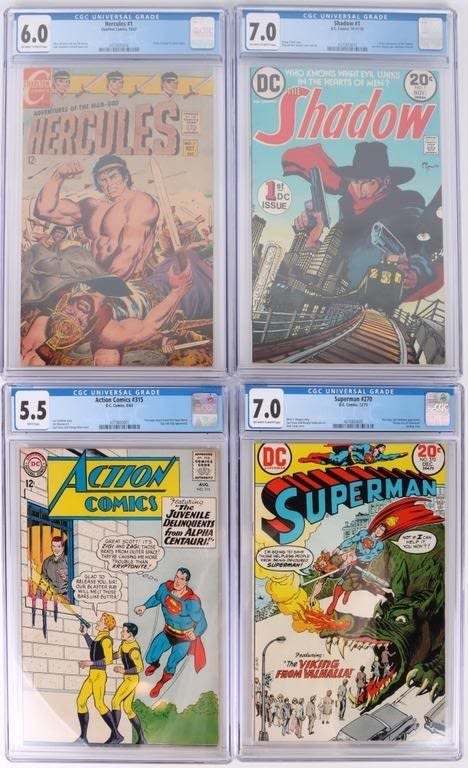 Lot 176352: DC & CHARLTON CGC GRADED COMIC BOOKS (4)