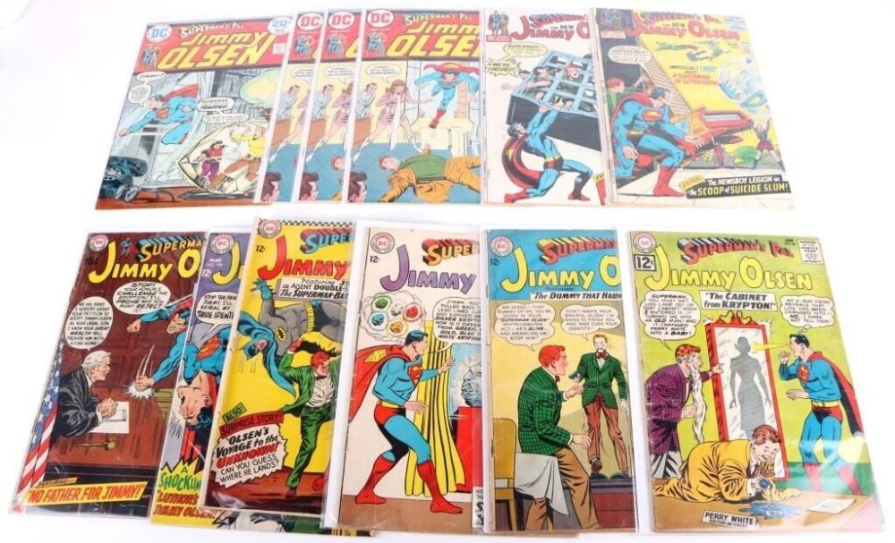 Lot 176361: SUPERMAN'S PAL JIMMY OLSEN COMIC BOOKS - (12)