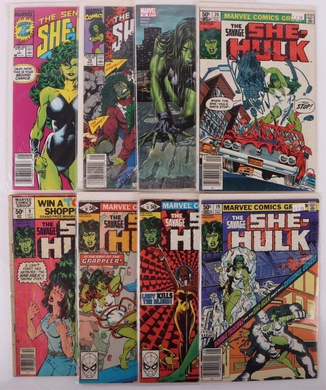 Lot 176364: SHE-HULK COLLECTIBLE SERIES COMIC BOOKS