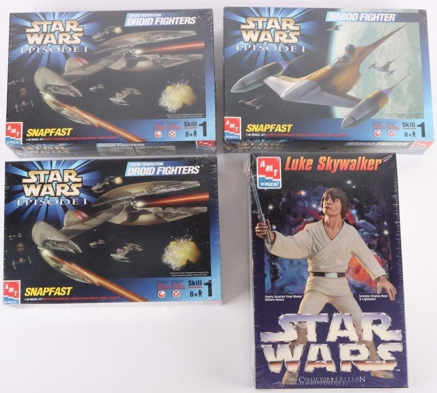 Lot 176380: FACTORY SEALED ETRL SKYWALKER & SNAPFAST MODELS
