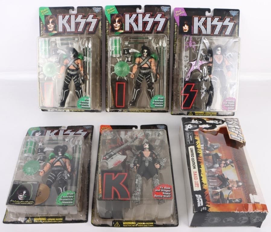 Lot 176381: KISS ULTRA ACTION FIGURES MCFARLANE TOYS & SET