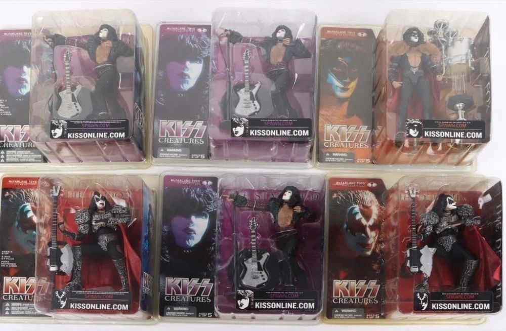 Lot 176384: 2002 MCFARLANE KISS CREATURES SERIES 5 - SET OF 6