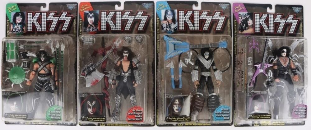 Lot 176387: KISS MEMBERS ULTRA-ACTION FIGURES MCFARLANE TOYS