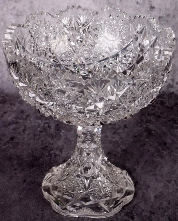 Lot 176398: HENRY C. FRY'S AMERICAN BRILLIANT CUT GLASS BOWL