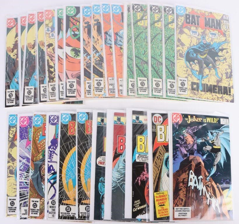 Lot 177173: BATMAN COLLECTIBLE COMIC BOOKS - LOT OF 27
