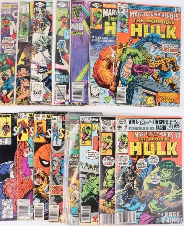 Lot 177175: MARVEL COLLECTIBLE COMIC BOOKS - LOT OF 15
