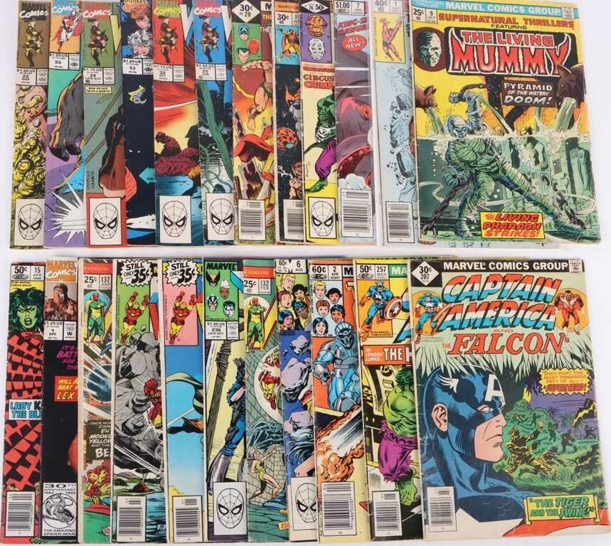 Lot 177176: MARVEL COLLECTIBLE COMIC BOOKS - LOT OF 23