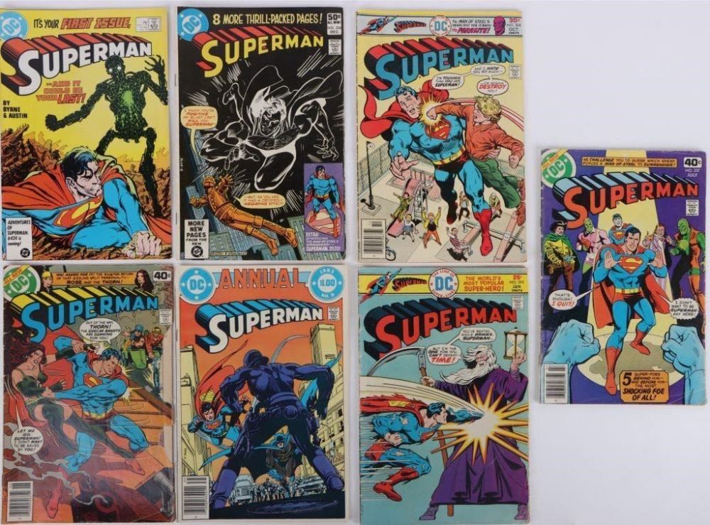 Lot 177178: SUPERMAN DC COLLECTIBLE COMIC BOOKS - LOT OF 7