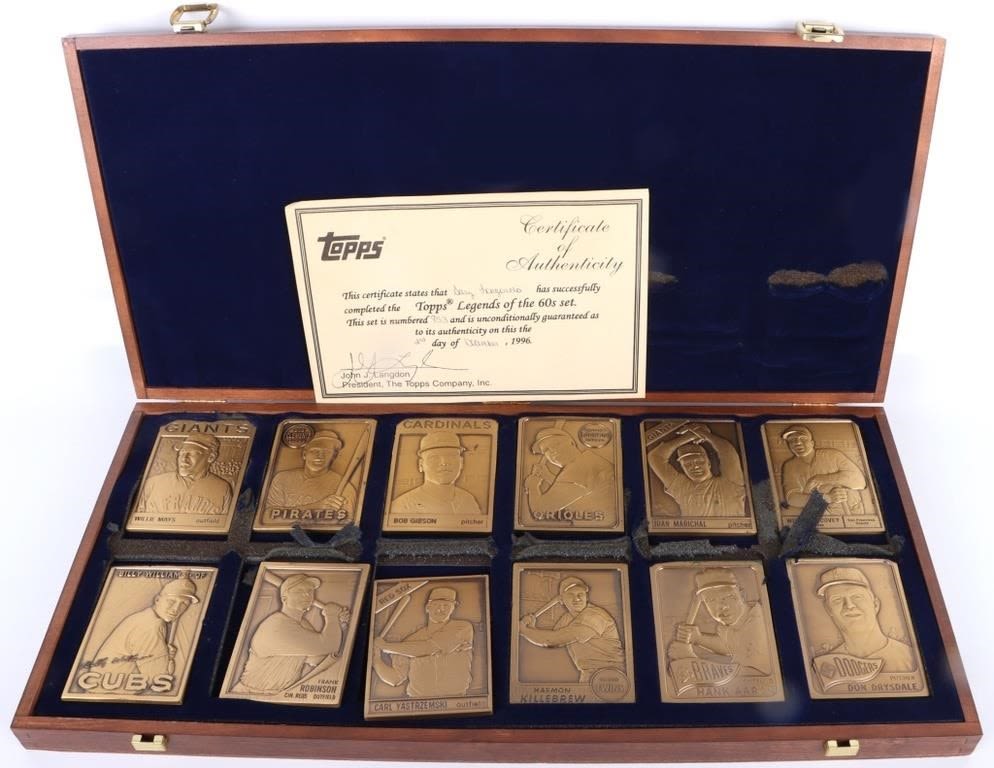 Lot 177205: TOPPS LEGENDS OF THE SIXTIES BRONZE COLLECTION BOX