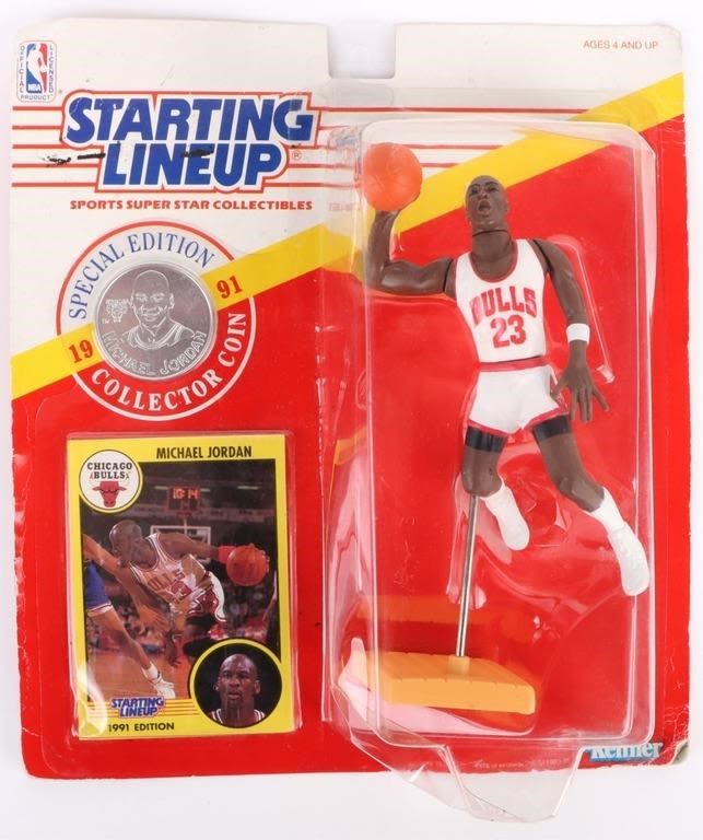 Lot 177209: MICHAEL JORDAN 1991 KENNER STARTING LINEUP SET