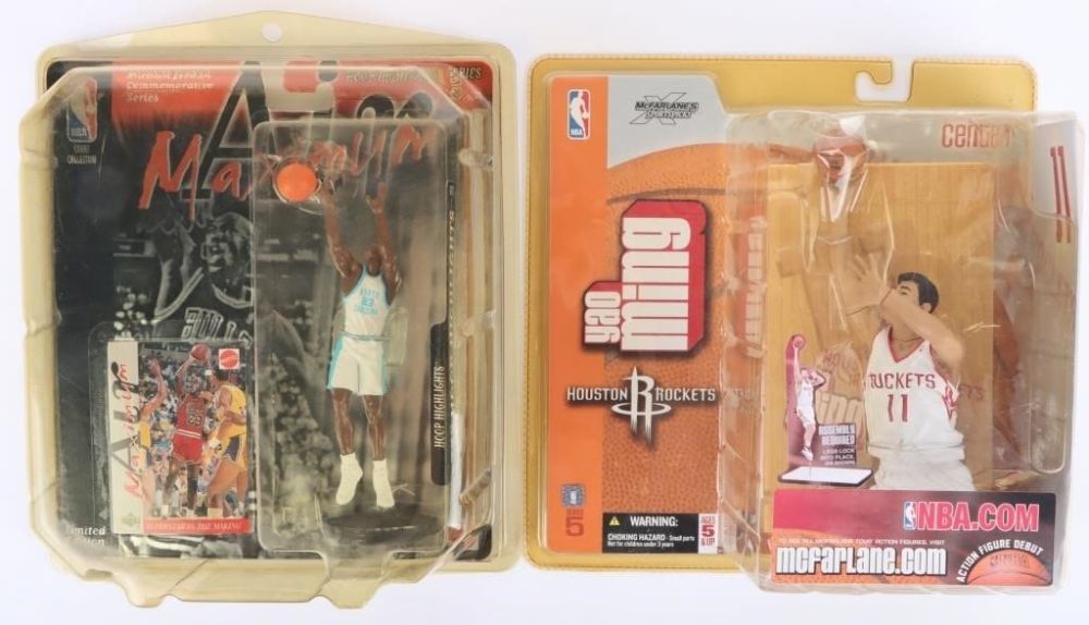 Lot 177210: MICHAEL JORDAN & YAO MING SEALED MATTEL MCFARLANE