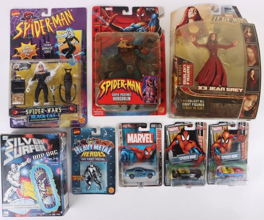 Lot 177214: VINTAGE MARVEL COLLECTIBLES - LOT OF 8