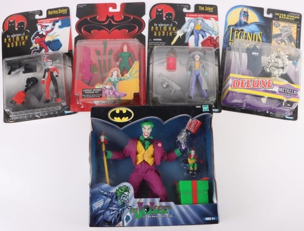 Lot 177217: DC COMICS BATMAN ACTION FIGURES - LOT OF 5 - NIB
