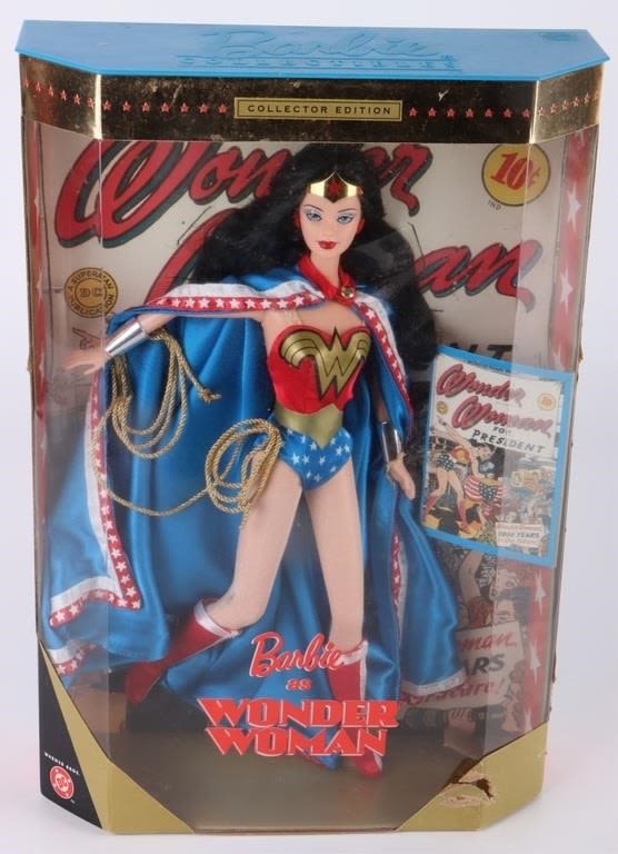 Lot 177219: 1999 BARBIE AS WONDER WOMAN COLLECTOR'S EDITION