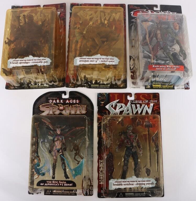 Lot 177222: MCFARLANE SPAWN COLLECOR'S ACTION FIGURES