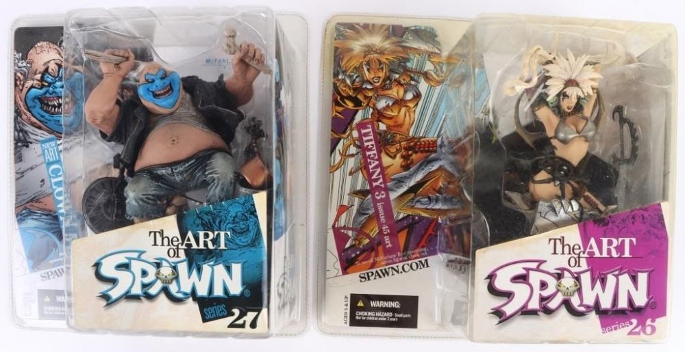Lot 177223: MCFARLANE'S THE ART OF SPAWN ACTION FIGURES