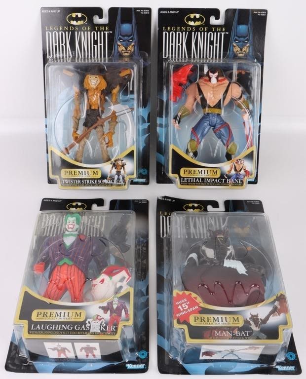 Lot 177227: 1997 KENNER LEGENDS OF THE DARK BATMAN FIGURES