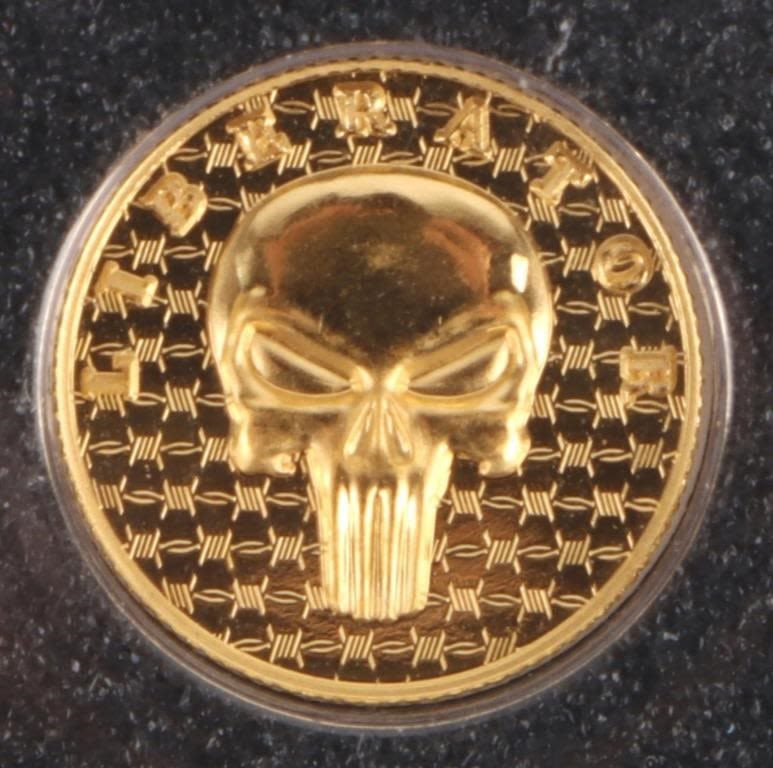 Lot 177246: .999 FINE GOLD 2021 LIBERATOR GOLD 1.0G COIN