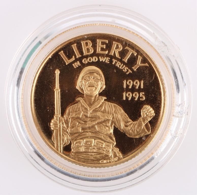 Lot 177257: .999 FINE GOLD 1995 LIBERTY 8.3G 5$ COIN