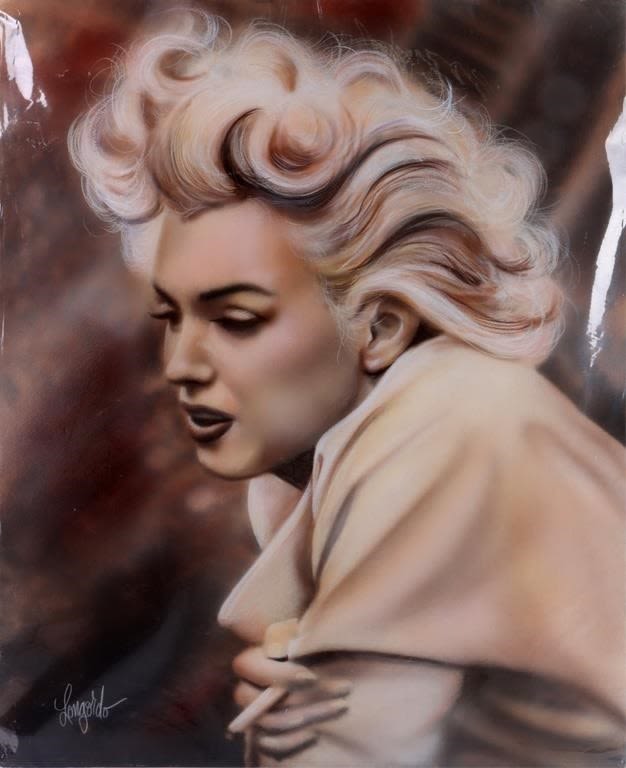 Lot 177262: MARILYN MONROE ORIGINAL PAINTING BY GARY LONGORDO