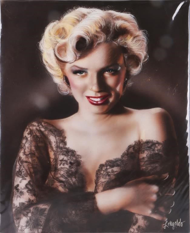 Lot 177264: MARILYN MONROE ORIGINAL PAINTING BY GARY LONGORDO