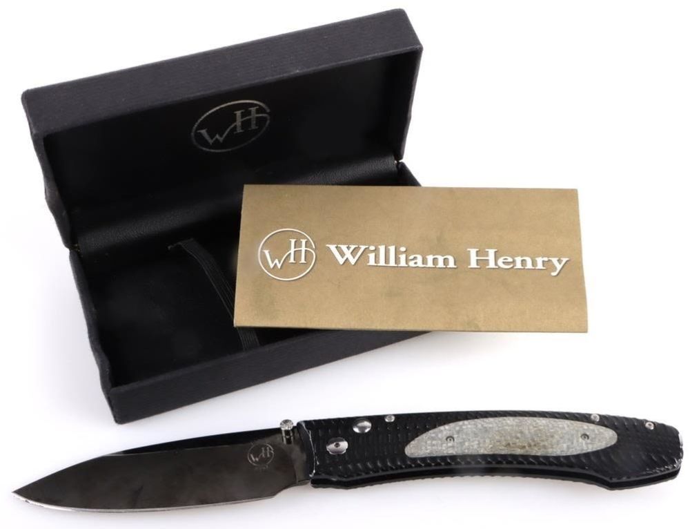 Lot 177413: WILLIAM HENRY EDC E10-8 KNIFE W/ COA